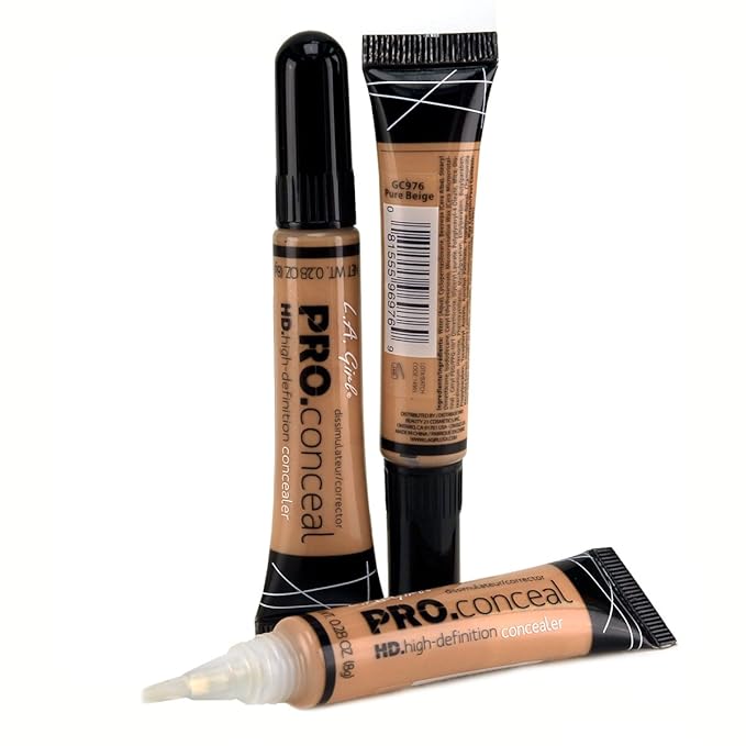 (CHOOSE YOUR COLOR) LA Girl HD Conceal High (Pure Beige)