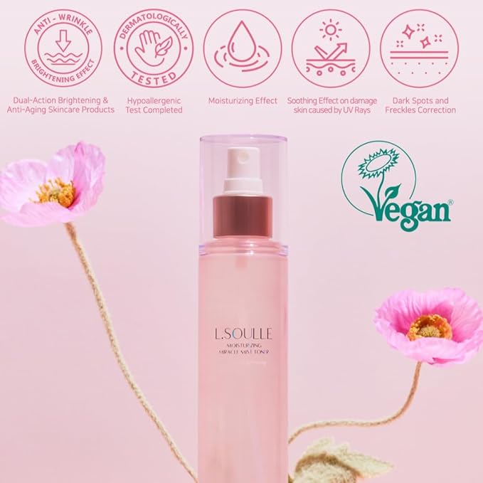 Moisturizing Miracle Mist Toner Tangerine Extract and Centella Asiatica | Vegan Korean |