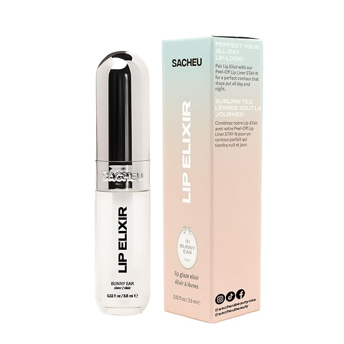 Sacheu Lip Elixir Nourishing Lip Glaze and Lip