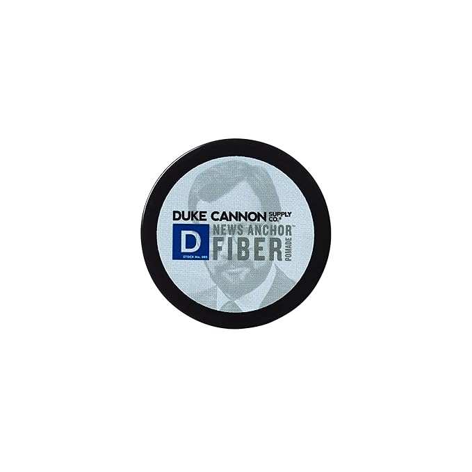 Duke Cannon News Anchor Fiber Pomade - Strong Hold, Natural Matte Finish - 4.6 oz