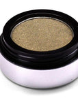 Golden Olive Army Green Sage Shimmering Pressed Powder Single Vegan Eyeshadow; Talc, Paraben & Cruelty Free