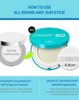 SCINIC Enjoy All Round Airy Sun Cushion EX SPF50+PA++++0.88oz (25g) | Cooling UV Protection & Natural Tone-up From Face To Body For All Family Members | Korean Skincare
