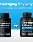 Colon Cleanse & Detox for Weight Loss [14 Day Quick Cleanser] Safe & Effective Formula with Probiotic & Digestive Enzymes for Constipation Relief - Capsules Supplement to Flush Toxins & Boost Energy