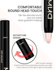 Kaely 2Pcs Cream Eyeshadow Sticks Set for Eyes Waterproof,Rose Shimmer & Desert Matte Eye shadow Stick Pencil Pen Bulk sombras en crema para ojos 27+28