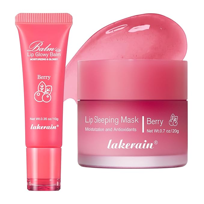 2Pcs Lip Glowy Balm and Lip Lips
