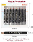 evpct 8Pcs Cream Eye Shadow Brightener Sticks Makeup Sets, Champagne Pearl Bronze Putty Sand Orchid Rose Gold Shimmer Matte Eyeshadow Eyeliner Pencil Applicator Stick Palette Makeup for Older Women 08