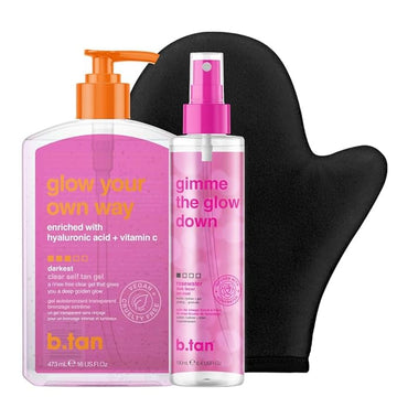 b.tan Clear Self Tan Gel & Tanning
