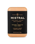 Mistral Bar Soap, Golden Tobacco, Large Bar