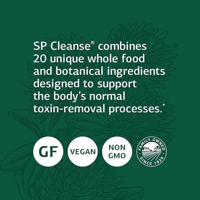 Standard Process SP Cleanse - Whole Food Gallbladder Cleanse, Liver Cleanse, Kidney Support, Digestion and Toxin Cleanse with Collinsonia Root, Juniper Berry, Cordyceps Mushroom, and More - 150 Caps