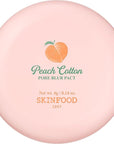 SKINFOOD Peach Cotton Pore Blur Pact - Sebum Control Pack with Silky Texture - Long Lasting Makeup Fixing - Pore Primer with Mineral Powder for Oily Skin - Stocking Stuffers - Pore Quick Minimizer