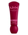 NYX PROFESSIONAL MAKEUP Smushy Matte Lip Balm, Tinted Lip Moisturizer with Soft, Matte Finish - Squeeze N' Sizzle (Cherry Red)