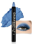 evpct Royal Blue Shimmer Cream Eye Shadow Brightener Sticks Set for Eyes, Blue Shimmery Matte Pencil Eye shadow Applicator Stick Pen Palette Makeup Waterproof sombras en crema para ojos 13#
