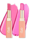 Oulac Moisturizing Shine Lipstick For Women Christmas Set 2PCS, 2 in 1 Tinted Lip Balm for Winter, Hydrated Juicy and Glossy Lip Color for Dry, Cracked and Chapped Lips, Vegan [06+15]