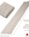 Exfoliating Washcloth [Made in Japan] Shower Back Scrubber, Natural Loofah