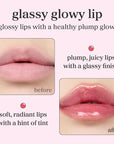 NOONI Korean Lip Oil - Appleplum | Long-Lasting, Moisturizing, Plumping, Revitalizing for Dry Lips, Waterproof, No Peel Off, Korean Tint, Hydrating, Nourishing Crystal Clear, 0.12 FL Oz