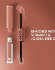 NYX PROFESSIONAL MAKEUP Shine Loud, Long-Lasting Liquid Lipstick with Clear Lip Gloss - Global Citizen (Medium Neutral Nude)