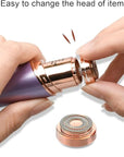 Facial Hair Remover Replacement Heads Gen 2 Double Ring Compatible with Flawless Facial Hair Removal Tool Generation 2