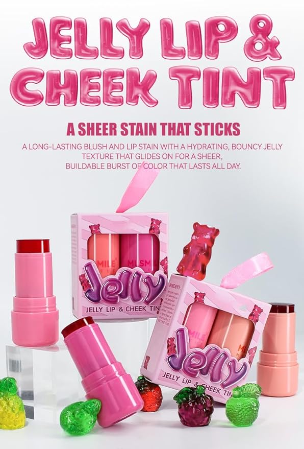 2 Pcs Milk Jelly Blush, Milk Cooling Water Women, 01&02