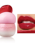 LANGMANNI Pudding Glow Lip Balm | Velvet-Smooth Lip Gloss for Nourished, Glowing Lips | Hydrating, Non-Sticky Glossy Tinted Lip Balm Makeup 0.28 Oz (#5, 1)