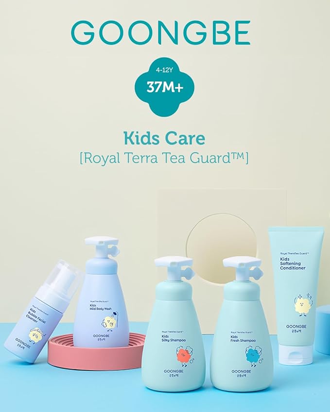 Kids' Fresh Shampoo - Korean Kids Scalp Purifying Shampoo - Gentle Deep Cleansing for Oily, Smelly Scalps - Low pH & Silicone-Free Formula - Allergen Free Scent, 10.1 fl.oz.