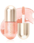 KISSIO Lip Plumper,Color Lip Plumper Gloss,Shimmer,Lip