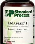 Standard Process Ligaplex II - Joint & Bone Support Supplement - Manganese Supplement with Vitamin B12, Vitamin A & Vitamin D - Skeletal System & Joint Support Supplement - 150 Capsules