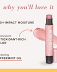 Burt's Bees 100% Natural Moisturizing Lip Shimmer, Grapefruit - 1 Tube