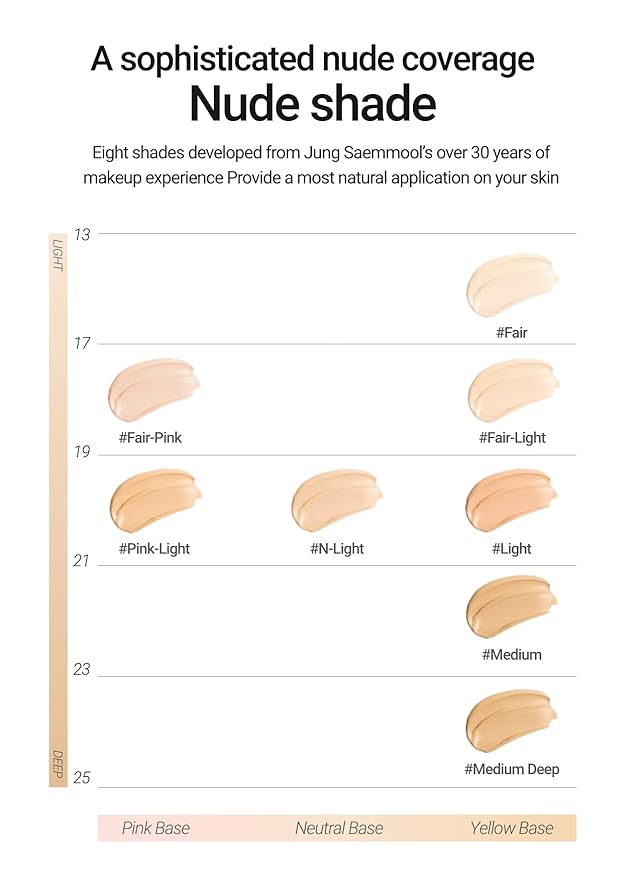 [JUNGSAEMMOOL OFFICIAL] Essential Skin Nuder Cushion (N Light) Cream Foundation