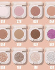 Pressed Single Matte Eyeshadow Palette Makeup, Matte nude White Eyeshadow For Women, Pigmented Waterproof Sombras Para Ojos, Single Pressed Powder Vegan, Talc, Paraben & Cruelty Free(01)