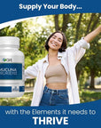 Well of Life: Mucuna Pruriens 60 Veggie Capsules, Supplement for Relaxation, Mood & Well-Being, 15% Extract Natural, USA Made, No Color Added No Artificial Ingredients & Non-GMO