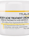 Butt Acne Clearing Treatment, Moisturizer Cream with 2% Salicylic Acid, Tea Tree Oil & Witch Hazel, Body Back Acne Treatment, Cystic Acne Treatment for Skin Delicate and Smooth 5.4oz