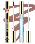 KISSIO Lip Stain Set,Peel Off Lip Liner Stain and Lip Care Oil,Transfer Proof,Long Lasting and Waterproof Lip Tint,Matte Finish,Lip Combo,05 Light brown
