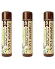 Panama Jack Sunscreen Lip Balm - SPF 45, Broad Spectrum UVA-UVB Sunscreen Protection, Prevents & Soothes Dry, Chapped Lips, Vanilla, 3-pack