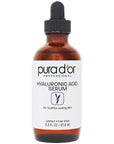 PURA D'OR 3.3 Oz Hyaluronic Acid Serum For Deep Hydration - Anti-Aging, Plumping & Moisturizing Formula For Smooth, Supple Skin - Natural Skincare Boost - Fine Lines & Wrinkle Reducer - Travel Size