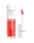 NOONI Korean Lip Oil - Appleberry | Long-Lasting, Moisturizing, Plumping, Revitalizing for Dry Lips, Waterproof, No Peel Off, Hydrating, Nourishing Crystal Clear, 0.12 FL Oz