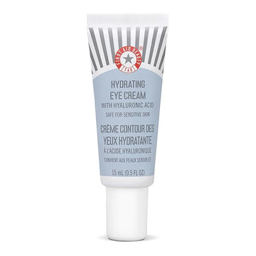 First Aid Beauty - Hydrating Eye Cream with Hyaluronic Acid, Nourishing Eye Cream that Provides 24 hours of Hydration, Helps Smooth Fine Lines, Wrinkles & Puffiness, Safe for Sensitive Skin, 0.5 oz