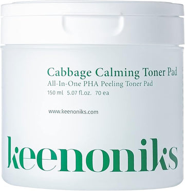 Dual Texture Toner Pads with Essence 70ea Value Pack - Cabbage Calming to Soothe, Minimize Pores and Control Sebum | Wipes for Mild Exfoliator, Skin Balancing | Korean Skincare - (5.07Oz)