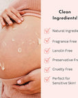 Belly Bundle - Organic Belly Balm and Natural Oil for Pregnancy Stretch Marks and Scars (5 piece set - SM)