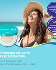SCINIC Enjoy All Round Airy Sun Cushion EX SPF50+PA++++0.88oz (25g) | Cooling UV Protection & Natural Tone-up From Face To Body For All Family Members | Korean Skincare