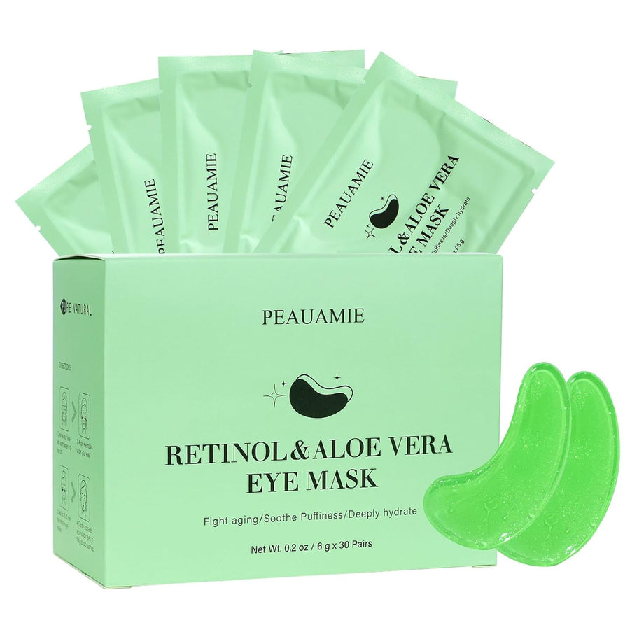 Under Eye Patchs Hyaluronic Acid Eye Mask for Dark Circles and Puffiness Wrinkle Eye Bags 30 Pairs
