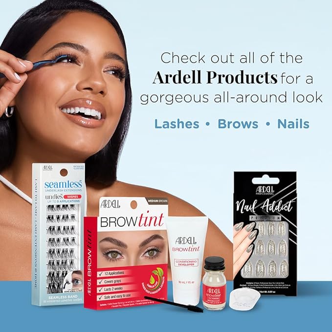 Ardell Seamless Extensions Refill Kit, Wispies, 32 Assorted Lengths, Customizable DIY Underlash Clusters for Natural Volume & Length, Knotless Design
