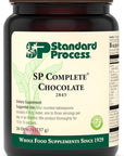 Standard Process SP Complete - Whole Food Immune Support, Liver Support, Antioxidant, with Rice Protein, Grapeseed Extract, and Choline - Vegetarian, Chocolate - 26 Ounce