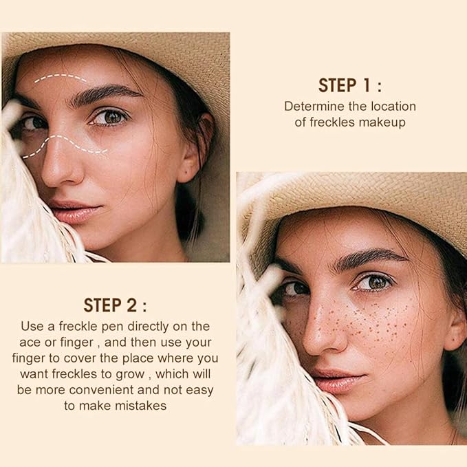 Freckle Pen Face Concealer Point Out Natural Waterproof & Chestnut