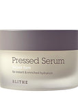 BLITHE Pressed Serum 68.79% Wild Yam Moisturizing Serum with Cream Texture for Women, Vegan Mucin Safe for Sensitive Skin, Korean Skincare 1.68 Fl Oz