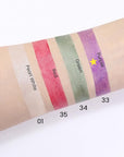 Kaely 2Pcs Cream Eyeshadow Sticks Set for Eyes Waterproof,Purple Shimmer Eye shadow Stick Pencil Pen Bulk sombras en crema para ojos 33+33
