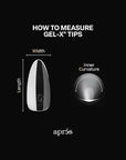 Apres Gel-X® Round Box of Nail Tips | 280 Gel-X Tips,14 Sizes 00-9 | Half-sizes Included (Natural Round Long, 280 Count)