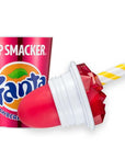 Lip Smacker Coca Cola Lip Balm, Moisturizing, Collectible Beverage Cup Design, Sheer Finish for Smooth Lips - Strawberry Fanta