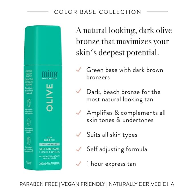 Minetan Olive Self Tan Foam