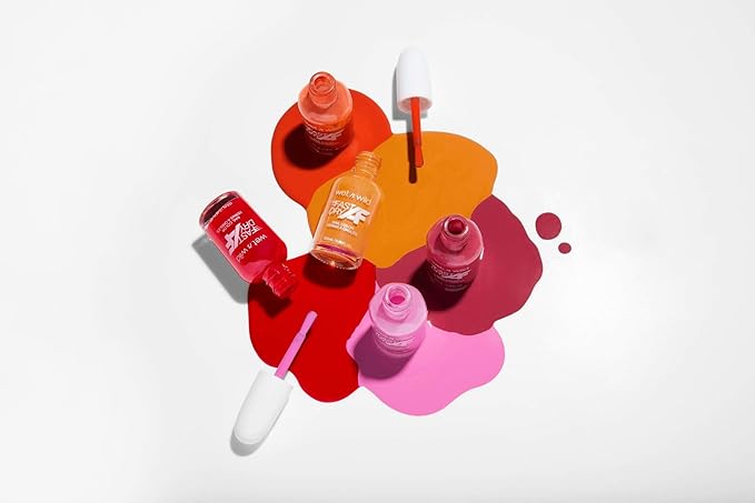 wet n wild Fast Dry AF Nail Polish Color, Red Light District | Quick Drying - 40 Seconds | Long Lasting - 5 Days, Shine (Pack of 2)