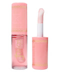 Juvia's Place Magic Lip Oil - Watermelon - Smooth, Hydrating with Vitamin E for Soft, Glossy, Juicy Lips - Infused with Fruit Extracts - Tinted, Shimmering, Lightweight & Non-sticky Lip Oil for Summer